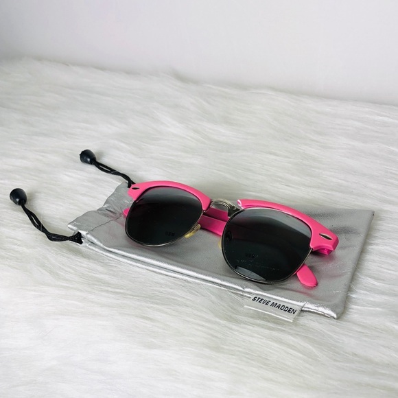 Steve Madden Accessories - Steve Madden Hot Pink Summer UV Sunglasses